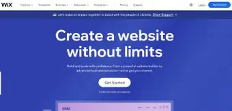 Wix Website Builder screenshot